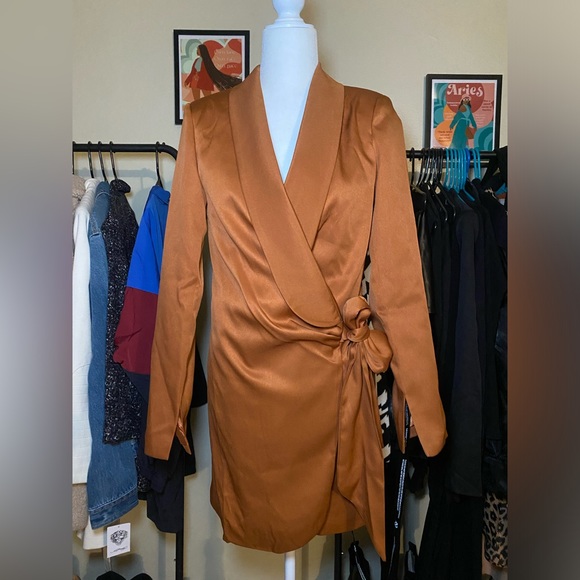 Wrap blazer mini dress from ASOS. - Picture 2 of 6